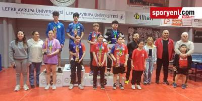 Masa tenisinde U19 Ferdi Klasman Turnuvası tamamlandı
