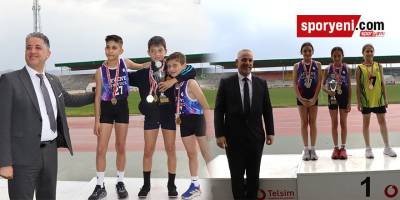 Küçükler sprintte yarıştı