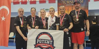 Potent Spor Kulübü, Adana’da madalyaları topladı