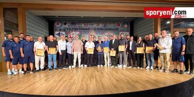 Tözün Tunalı Antrenör Gelişim Semineri tamamlanıyor