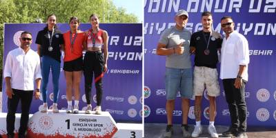 Atletlerimiz Eskişehir’de parladı