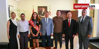 Başbakan Üstel, milli atlet Ada Kafa’yı kabul etti