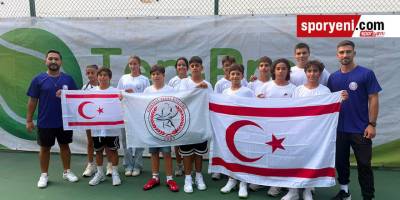 Gönyeli Tenis Kulübü’nden 12 sporcu uluslararası turnuvada