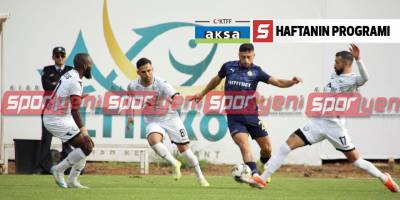 Futbolda haftanın programı