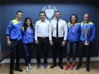 Bisikletçilerden Cahitoğlu'na ziyaret