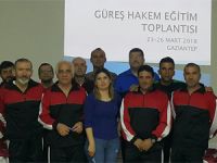 Güreş hakemleri Gaziantep’te seminere katıldı