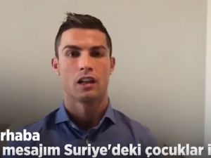 Ronaldo'dan Suriyeli çocuklara mesaj